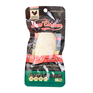 赢泰丰蒸煮鸡胸肉宠物猫零食水煮整块鸡小胸营养宠物狗狗零食40g