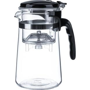 飘逸杯泡茶壶过滤冲茶器家用茶壶茶水一键分离茶具滤茶玻璃泡茶杯