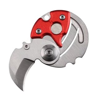 迷你小刀多功能硬币刀EDC防身组合工具户外随身折叠刀子钥匙刀具