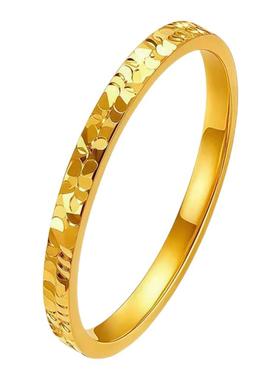 One金店同款碎碎冰情侣对戒