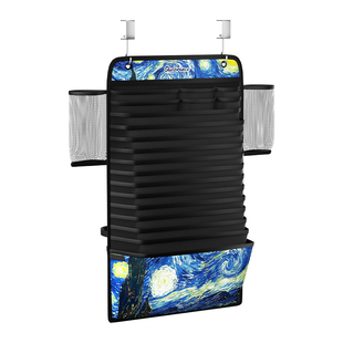 猫太子大容量加厚桌边挂书袋初高中生课桌收纳学生书桌课桌侧边收纳袋多功能书袋侧挂教室书本置物架神器桌面