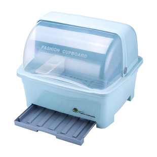 碗柜塑料厨房沥水碗架装碗筷餐具碗碟收纳盒带盖放碗箱家用置物架