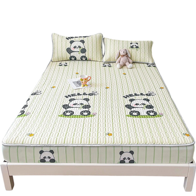 夏季冰丝乳胶凉席床笠单件床罩席梦思床垫保护罩凉感2026新款床套