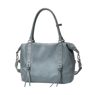 FOFO鞣光机车包原创小众头层植鞣牛皮百搭大容量单肩斜挎托特女包