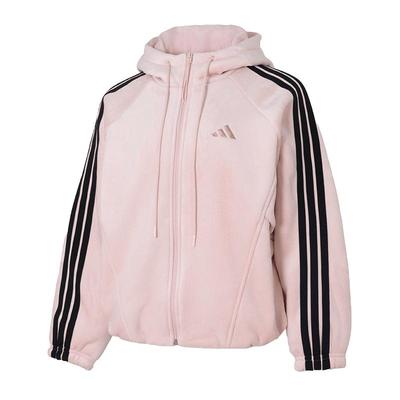 阿迪达斯女款休闲连帽夹克