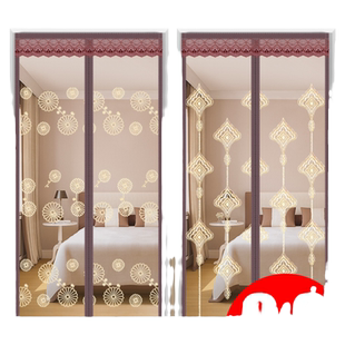 2026夏季防蚊门帘磁性自吸魔术贴高档免打孔家居自动关门防蝇纱帘