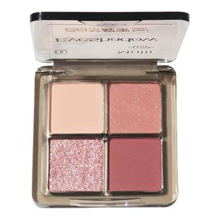 白日梦醒家四色眼影盘粉棕大地烟熏盘新哑光珠光爆闪亮片新手zb