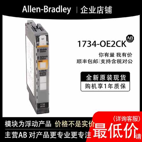 1734-OE2CK AB罗克韦尔PLC模块输入输cpu质保一年