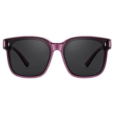 【卡在眼镜上】的墨镜女近视专用