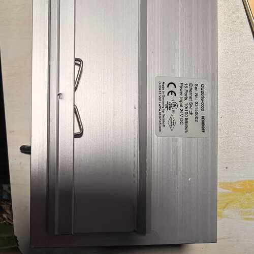 （请询价）新到拆机BECKHOFF倍福CU2016-0000工业交换机