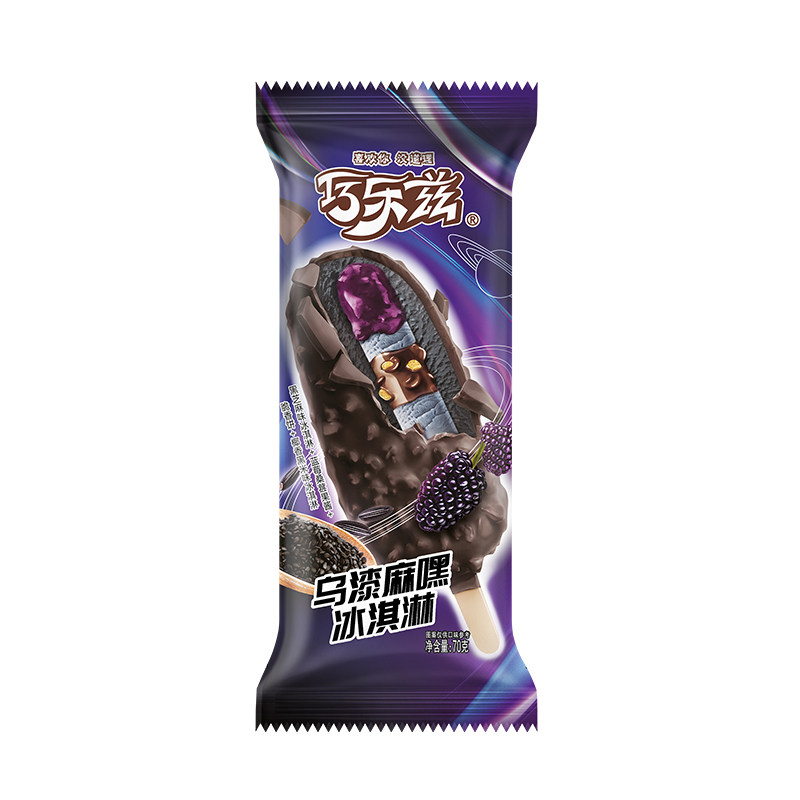 伊利冰淇淋巧乐兹四个圈布丁雪糕