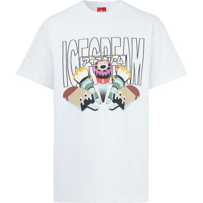 ICECREAM春夏男士印花棉质平纹布T恤