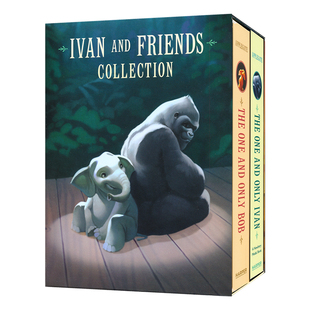 Ivan And Friends The One and Only Ivan Bob 无可比拟的伊凡鲍勃 2册盒装 章节小说 纽伯瑞金奖 经典儿童文学 英文原版进口图书
