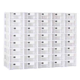 腾正跃1#40抽 桌面杂物分类收纳盒抽屉式DIY材料创意整理盒可叠加