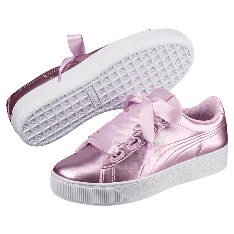 X Puma彪马女鞋Vikky Platform Ribbon潮品蝴蝶结厚底休闲松糕板