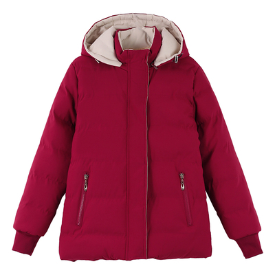 啄木鸟加绒加厚棉衣女2025爆款新款妈妈冬装时尚洋气短款棉服外套