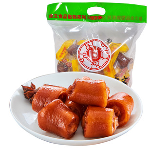 修文食品美食小吃酱香卤味猪尾巴熟食真空即食休闲零食散称500g