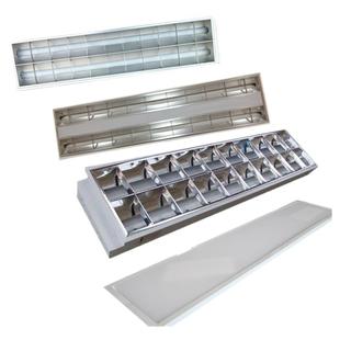 led格栅灯嵌入式老款32*126双管2*36w单管300 1200石膏板日光灯盘