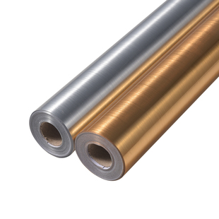 特厚不锈钢贴纸金属贴膜金色银色拉丝橱柜翻新冰箱电梯门防水防潮