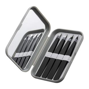 高精密眉夹拔毛钳女士拔毛专用夹子夹假睫毛镊子夹黑头带化妆镜