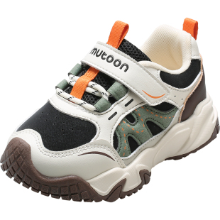 牧童男童鞋春秋新款儿童户外运动鞋小童跑步鞋轻便减震女童休闲鞋