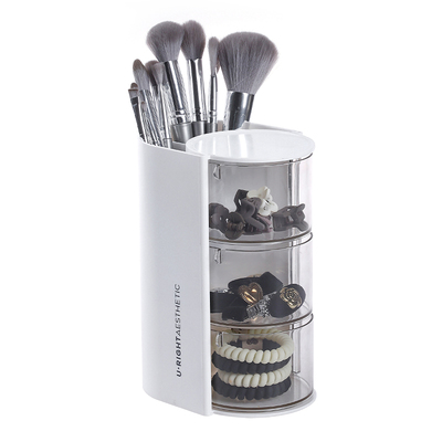 二合一刷筒旋转收纳盒