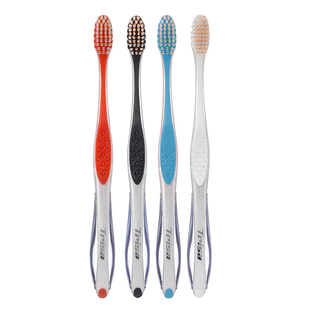 瑞士进口Trisa灵锐牙刷软毛成人超细家庭装家用刮舌苔男女士情侣