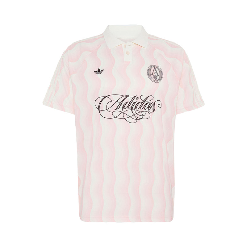 adidas三叶草男POLO领短袖球衣