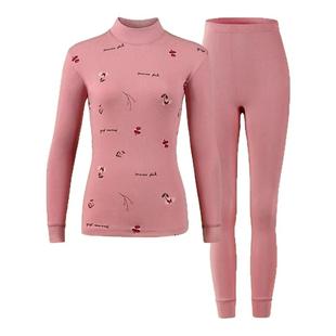 南极人妈妈秋衣秋裤女士中老年人大码纯棉毛衫薄款线衣保暖套装冬