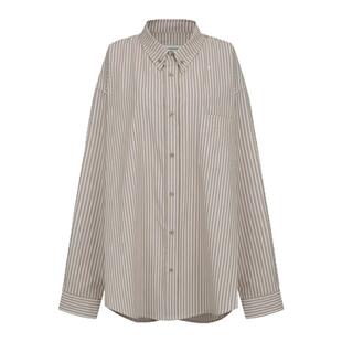 THE COLLECTORS aespa winter同款韩国正品langer纯色慵懒风衬衫