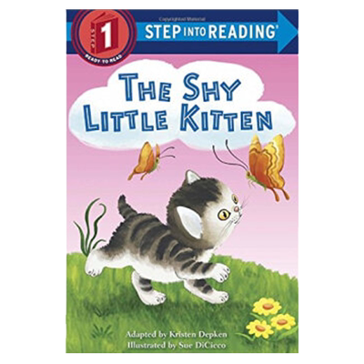 【外图原版】进口英文 THE SHY LITTLE KITTEN(STEP 1) 害羞的小猫