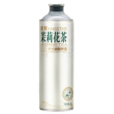 金星毛尖中式精酿啤酒龙井碧螺春冰糖葫芦冰镇西瓜茉莉1L*2罐/6罐