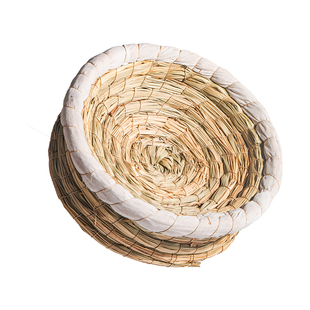 信鸽用品用具鸽子窝孵蛋专用防侧翻草窝元宝窝塑料巢盆棕布垫鸡窝