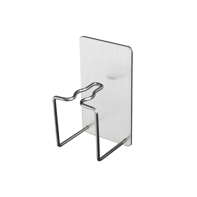 不锈钢免打孔吸壁式牙刷架