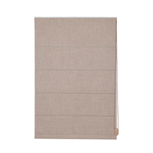 电动日夜罗马帘双层棉麻百叶窗帘卧室全遮光遮阳智能升降定制卷帘