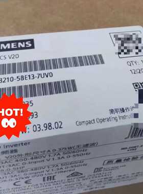 【询价】6SL3210-5BE13-7UV0适用