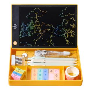 pbj文具盒手写板大容量笔袋女孩男孩小学生女初中2023年新款ins高颜值多功能分格收纳简约铅笔盒