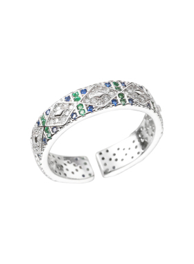 女S925纯银天使之眼戒指