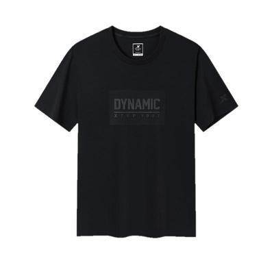 特步短袖T恤男士2025年新款夏透气半袖休闲宽松体恤975229010217