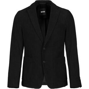 Hugo Boss男士2025新款春秋季商务休闲外套年轻气质西服黑色西装