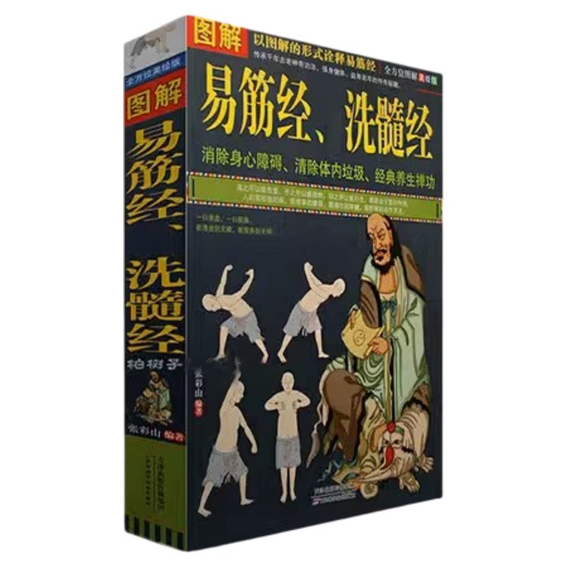 正版图解易筋经洗髓经易筋经养生达摩古法与少林功夫武术书籍图书经典养生禅功易经消除身心障碍中医养生古代传统文化书籍