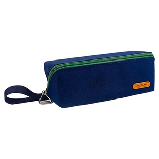 NATAMI奈多美防污方形大开口笔袋对开式防水带提手学生学习文具盒铅笔盒大容量男女孩多功能简约高颜值风