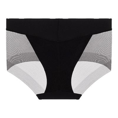 爱慕极光pro内裤女性感网纱棉质底裆中腰平角裤AM23A961