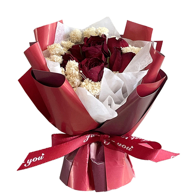 玫瑰迷你干花束车载出风口