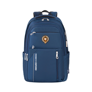 牛津大学书包男生初中高中生大容量双肩背包男中学生减负护脊轻便