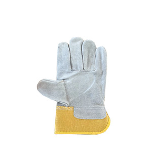 儿童牛皮手套木工课电工防烫园艺幼儿小号防护户外露营劳作新课标