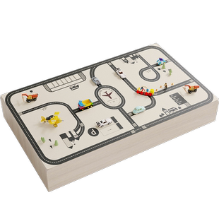 卡通儿童游戏桌垫皮革茶几垫子防水防油防烫免洗桌布客厅可定制