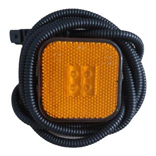 陕汽德龙X3000新M3000 X5000挡泥板边灯小方灯转向灯原厂配件