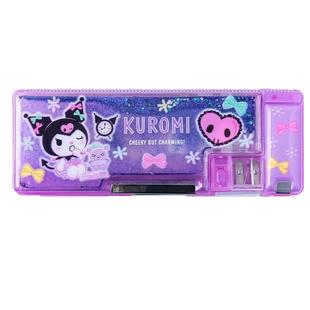 库洛米流沙文具盒可爱女孩笔袋多功能女童笔盒铅笔袋小学生幼儿园大容量铅笔盒女生高颜值新款文具袋儿童