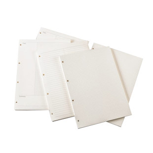 A4活页替芯大号康奈尔东大方格记事本内页四孔笔记本替换纸张内芯